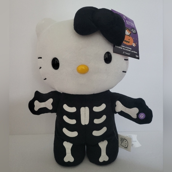 NWT HELLO KITTY HALLOWEEN skeleton side stepper - Picture 1 of 4